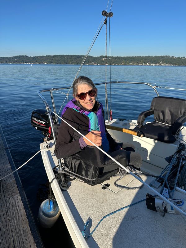Using these foldable chairs, we are able to help support balance and core strength. These charis can be put around the cockpit space wherever the participant wishes to sit.